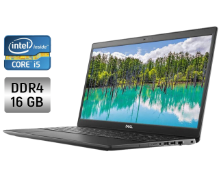 БУ Ноутбук Б-класс Dell Latitude 3510 / 15.6&quot; (1366x768) TN / Intel Core i5-10210U (4 (8) ядра по 1.6 - 4.2 GHz) / 16 GB DDR4 / 512 GB SSD / Intel UHD Graphics / WebCam / Windows 10 из Европы