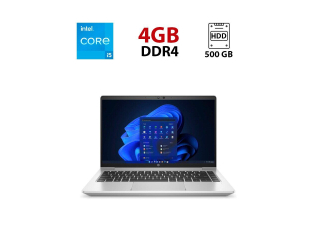 БУ Ноутбук HP Probook 640 G4 / 14&quot; (1366x768) TN / Intel Core i5-8250U (4 (8) ядра по 1.6 - 3.4 GHz) / 4 GB DDR4 / 500 GB HDD / Intel UHD Graphics 620 / WebCam из Европы