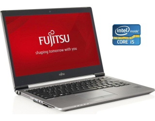 БУ Ноутбук Fujitsu LifeBook U745 / 14&quot; (1600x900) TN / Intel Core i5-5200U (2 (4) ядра по 2.2 - 2.7 GHz) / 8 GB DDR3 / 256 GB SSD / Intel HD Graphics 520 / WebCam из Европы