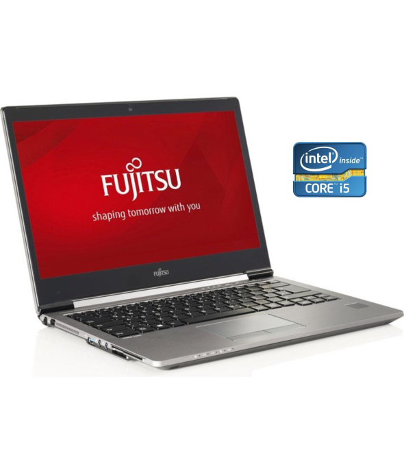Ноутбук Fujitsu LifeBook U745 / 14&quot; (1600x900) TN / Intel Core i5-5200U (2 (4) ядра по 2.2 - 2.7 GHz) / 8 GB DDR3 / 256 GB SSD / Intel HD Graphics 520 / WebCam - 1