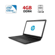 Ноутбук HP 15-bs036ng / 15.6" (1366x768) TN / Intel Celeron N3060 (2 ядра по 1.6 - 2.48 GHz) / 4 GB DDR3 / 128 GB SSD / Intel HD Graphics 400 / WebCam - 1