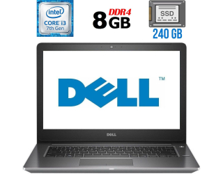 БУ Ноутбук Б-класс Dell Vostro 5468 / 14&quot; (1366x768) TN / Intel Core i3-7100U (2 (4) ядра по 2.4 GHz) / 8 GB DDR4 / 240 GB SSD / Intel HD Graphics 620 / WebCam / HDMI из Европы
