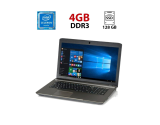 БУ Ноутбук Medion Akoya E7225 / 17.3&quot; (1600x900) TN / Intel Celeron N2940 (4 ядра по 1.83 - 2.25 GHz) / 4 GB DDR3 / 128 GB SSD / Intel HD Graphics / WebCam из Европы