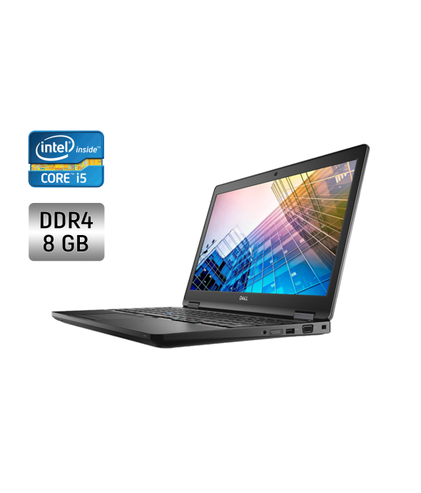 Ультрабук Dell Latitude 5490 / 14&quot; (1366x768) TN / Intel Core i5-8250U (4 (8) ядра по 1.6 - 3.4 GHz) / 8 GB DDR4 / 480 GB SSD / Intel UHD Graphics 620 / WebCam / Windows 10 - 1