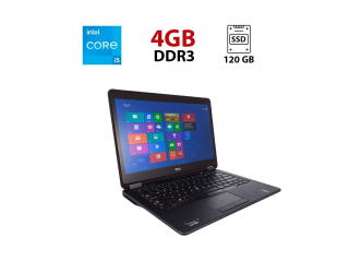БУ Ультрабук Dell Latitude E7440 / 14&quot; (1366x768) TN / Intel Core i5-4300U (2 (4) ядра по 1.9 - 2.9 GHz) / 4 GB DDR3 / 120 GB SSD / Intel HD Graphics 4400 / WebCam из Европы