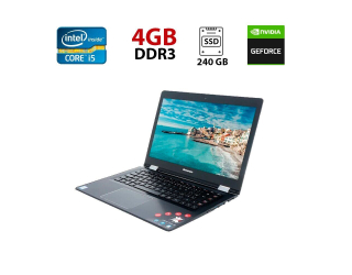 БУ Ноутбук Lenovo Yoga 500-14ISK / 14&quot; (1920x1080) TN Touch / Intel Core i5-6200U (2 (4) ядра по 2.3 - 2.8 GHz) / 4 GB DDR3 / 240 GB SSD / nVidia GeForce GT 920M, 1 GB DDR3, 64-bit / WebCam из Европы