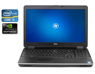 БУ Ноутбук Dell Latitude E6540 / 15.6&quot; (1920x1080) TN / Intel Core i5-4300M (2 (4) ядра по 2.6 - 3.3 GHz) / 8 GB DDR3 / 480 GB SSD / AMD Radeon HD 8790M, 2 GB GDDR5, 128-bit / DVD-RW / Win 10 Pro из Европы