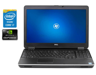 БУ Ноутбук Dell Latitude E6540 / 15.6&quot; (1920x1080) TN / Intel Core i7-4600M (2 (4) ядра по 2.9 - 3.6 GHz) / 8 GB DDR3 / 480 GB SSD / AMD Radeon HD 8790M, 2 GB GDDR5, 128-bit / DVD-RW / Win 10 Pro из Европы