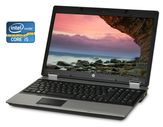 БУ Ноутбук Б-класс HP ProBook 6550b / 15.6&quot; (1366x768) TN / Intel Core i5-430M (2 (4) ядра по 2.26 - 2.53 GHz) / 4 GB DDR3 / 120 GB SSD / Intel HD Graphics / WebCam / Win 10 Corp из Европы