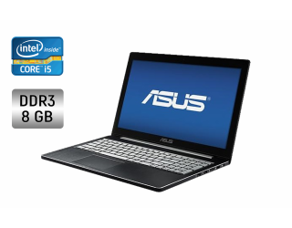 БУ Ноутбук Asus Q501L / 15.6&quot; (1920x1080) IPS Touch / Intel Core i5-4200U (2 (4) ядра по 1.6 - 2.6 GHz) / 8 GB DDR3 / 240 GB SSD / Intel HD Graphics 4400 / WebCam / Windows 10 из Европы
