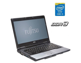 БУ Ноутбук Fujitsu Lifebook S752 / 14&quot; (1366x768) TN / Intel Core i5-3340M (2 (4) ядра по 2.7 - 3.4 GHz) / 4 GB DDR3 / 120 GB SSD / Intel HD Graphics 4000 / WebCam из Европы