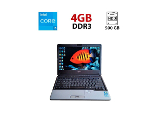 БУ Ноутбук Fujitsu LifeBook S762 / 13.3&quot; (1366x768) TN / Intel Core i5-3320M (2 (4) ядра по 2.6 - 3.3 GHz) / 4 GB DDR3 / 500 GB HDD / Intel HD Graphics 4000 / WebCam из Европы