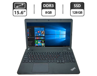 БУ Ноутбук Lenovo ThinkPad E540 / 15.6&quot; (1366x768) TN / Intel Core i3-4000M (2 (4) ядра по 2.4 GHz) / 8 GB DDR3 / 128 GB SSD / Intel HD Graphics 4600 / WebCam / DVD-ROM / HDMI из Европы