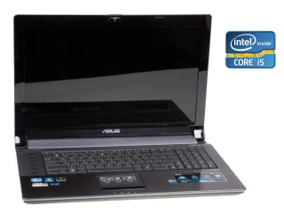 БУ Ноутбук Asus N73SJ / 17.3&quot; (1600x900) TN / Intel Core i5-2430M (2 (4) ядра по 2.4 - 3.0 GHz) / 8 GB DDR3 / 240 GB SSD / nVidia GeForce GT 520M, 1 GB DDR3, 64-bit / WebCam / Win 10 Pro из Европы