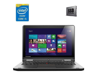 БУ Ультрабук Б-класс Lenovo Thinkpad S1 Yoga / 12.5&quot; (1920x1080) IPS Touch / Intel Core i7-5600U (2 (4) ядра по 2.6 - 3.2 GHz) / 8 GB DDR3 / 240 GB SSD / Intel HD Graphics 5500 / WebCam из Европы