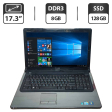 Ноутбук Б-класс Dell Inspiron 1764 / 17.3" (1600x900) TN / Intel Core i3-370M (2 (4) ядра по 2.4 GHz) / 8 GB DDR3 / 128 GB SSD / AMD Radeon HD 5470, 1 GB GDDR5, 64-bit / WebCam / VGA - 1