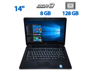 БУ Ноутбук Dell Latitude E6440 / 14&quot; (1366x768) TN / Intel Core i5-4310M (2 (4) ядра по 2.7 - 3.4 GHz) / 8 GB DDR3 / 128 GB SSD / Intel HD Graphics 4600 / WebCam из Европы