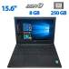 Ноутбук Б-класс Dell Inspiron 15 3000 / 15.6" (1366x768) TN / Intel Core i3-4005U (2 (4) ядра по 1.7 GHz) / 8 GB DDR3 / 250 GB SSD / Intel HD Graphics 4600 / WebCam / DVD-ROM / HDMI