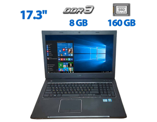 БУ Ноутбук Б-класс Dell Vostro 3750 / 17.3&quot; (1600x900) TN / Intel Core i3-2330M (2 (4) ядра по 2.2 GHz) / 8 GB DDR3 / 160 GB SSD / Intel HD Graphics 3000 / WebCam / VGA из Европы