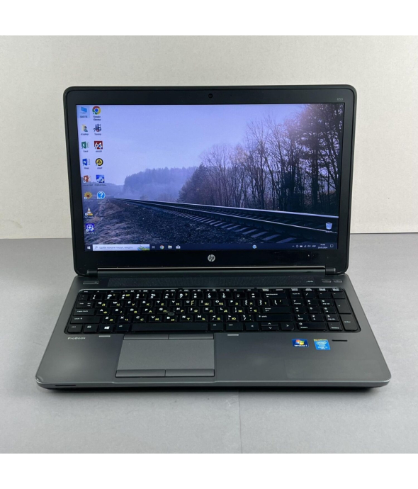 Ноутбук Б-класс HP ProBook 650 G1 / 15.6&quot; (1920x1080) TN / Intel Core i7-4800MQ (4 (8) ядра по 2.7 - 3.7 GHz) / 8 GB DDR3 / 240 GB SSD / Intel HD Graphics 4600 / WebCam / Windows 10 - 1