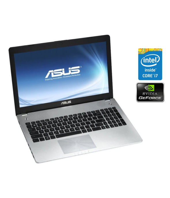 Игровой ноутбук Asus N56JN / 15.6&quot; (1920x1080) TN / Intel Core i7-4710HQ (4 (8) ядра по 2.5 - 3.5 GHz) / 16 GB DDR3 / 480 GB SSD / nVidia GeForce 840M, 2 GB DDR3, 64-bit / WebCam / Win 10 Home - 1