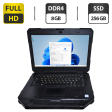 Защищенный ноутбук Dell Latitude 5414 Rugged / 14" (1920x1080) IPS / Intel Core i5-6300U (2 (4) ядра по 2.4 - 3.0 GHz) / 8 GB DDR4 / 256 GB SSD / Intel HD Graphics 520 / WebCam / Windows 11 Pro - 1