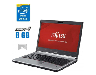БУ Ультрабук Fujitsu LifeBook E756 / 15.6&quot; (1366x768) TN / Intel Core i5-6200U (2 (4) ядра по 2.3 - 2.8 GHz) / 8 GB DDR4 / 256 GB SSD / Intel HD Graphics 520 / WebCam / Win 10 Pro из Европы