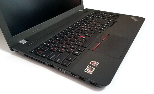 Ноутбук Б-класс Lenovo ThinkPad E565 / 15.6&quot; (1366x768) TN / AMD A6-8500P (2 ядра по 1.6 - 3.0 GHz) / 16 GB DDR3 / 512 GB SSD / AMD Radeon R5 Graphics / WebCam - 3