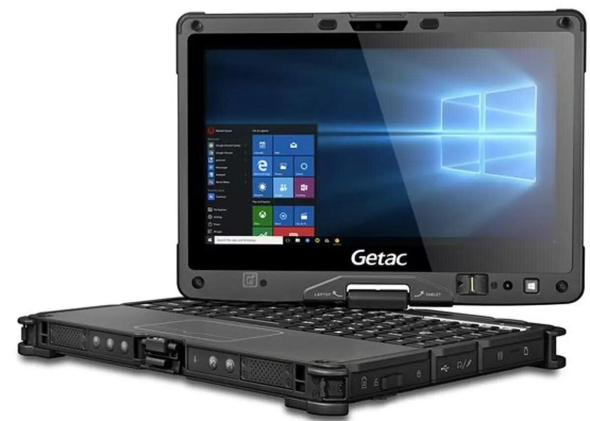 Защищенный ноутбук-трансформер Getac V110 / 12&quot; (1366x768) IPS / Intel Core i5-6200U (2 (4) ядра по 2.3 - 2.8 GHz) / 8 GB DDR4 / 240 GB SSD / Intel HD Graphics 520 / WebCam / Win 10 Pro - 2