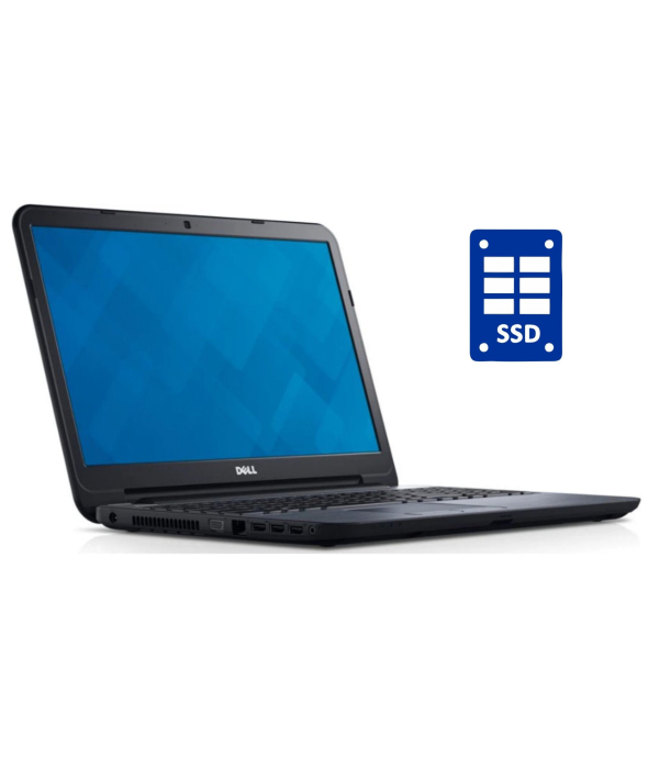 Ноутбук Dell Latitude E3540 / 15.6&quot; (1366x768) TN / Intel Core i3-4100U (2 (4) ядра по 1.8 GHz) / 8 GB DDR3 / 240 GB SSD / Intel HD Graphics 4400 / WebCam / Win 10 Pro - 1