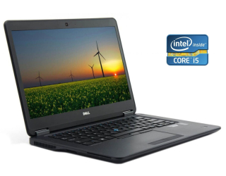 БУ Ультрабук Dell Latitude E7470 / 14&quot; (2560x1440) IPS Touch / Intel Core i5-6300U (2 (4) ядра по 2.4 - 3.0 GHz) / 8 GB DDR3 / 240 GB SSD / Intel HD Graphics 520 / WebCam / Win 10 Pro из Европы