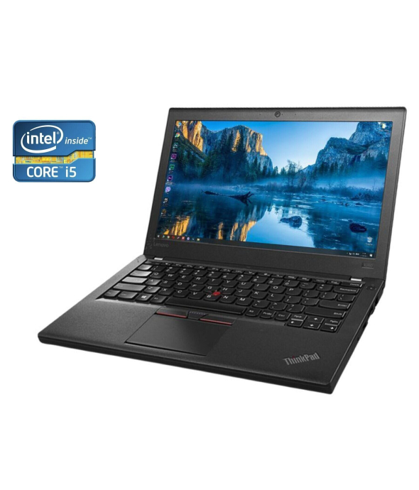Нетбук Lenovo ThinkPad X260 / 12.5&quot; (1366x768) TN / Intel Core i5-6300U (2 (4) ядра по 2.4 - 3.0 GHz) / 8 GB DDR4 / 256 GB SSD / Intel HD Graphics 520 / WebCam / Win 10 Pro - 1