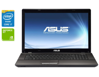 БУ Ноутбук Asus K73SD / 17.3&quot; (1600x900) TN / Intel Core i7-2670QM (4 (8) ядра по 2.2 - 3.1 GHz) / 8 GB DDR3 / 240 GB SSD / nVidia GeForce 610M, 1 GB DDR3, 64-bit / WebCam / Win 10 Pro из Европы