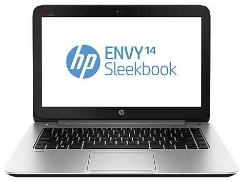 Ультрабук HP Envy 14 Sleekbook / 14&quot; (1366x768) TN / Intel Core i5-4200U (2 (4) ядра по 1.6 - 2.6 GHz) / 8 GB DDR3 / 240 GB SSD / Intel HD Graphics 4600 / WebCam / Win 10 Pro - 2