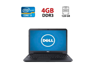 БУ Ноутбук Dell Inspiron 3521 / 15.6&quot; (1366x768) TN / Intel Core i3-3217U (2 (4) ядра по 1.8 GHz) / 4 GB DDR3 / 128 GB SSD / Intel HD Graphics 4000 / WebCam из Европы