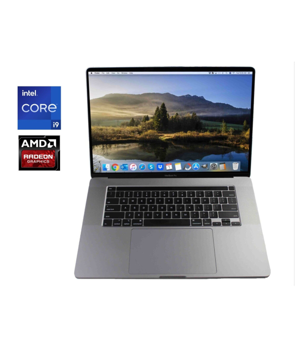 Ультрабук Apple MacBook Pro 16 2019 A2141 / 16&quot; (3072x1920) IPS / Intel Core i9-9980HK (8 (16) ядер по 2.4 - 5.0 GHz) / 16 GB DDR4 / 1000 GB SSD / AMD Radeon Pro 5300M, 4 GB GDDR6, 128-bit / WebCam / MacOS - 1