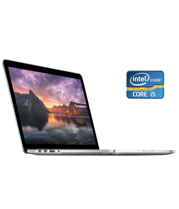 Ультрабук Б-класс Apple MacBook Pro 13 A1502 2015 / 13.3&quot; (2560x1600) IPS / Intel Core i5-5257U (2 (4) ядра по 2.7 - 3.1 GHz) / 8 GB DDR3 / 256 GB SSD / Intel Iris Graphics 6100 / WebCam / MacOS - 1