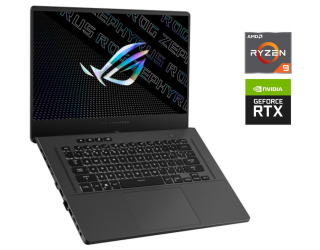 БУ Игровой ноутбук Б-класс Asus ROG Zephyrus GA503RM / 15.6&quot; (2560x1440) IPS / AMD Ryzen 9 6900HS (8 (16) ядер по 3.3 - 4.9 GHz) / 16 GB DDR4 / 512 GB SSD / nVidia GeForce RTX 3060, 6 GB GDDR6, 192-bit / WebCam из Европы