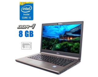 БУ Ноутбук Fujitsu LifeBook E746 / 14&quot; (1366x768) TN / Intel Core i5-6200U (2 (4) ядра по 2.3 - 2.8 GHz) / 8 GB DDR4 / 480 GB SSD / Intel HD Graphics 520  из Европы