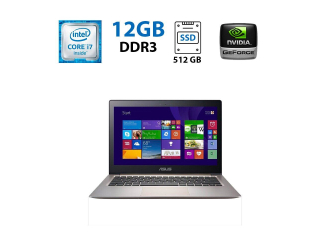 БУ Ультрабук Asus Zenbook UX303UB / 13.3&quot; (3000x2000) IPS Touch / Intel Core i7-6500U (2 (4) ядра по 2.5 - 3.1 GHz) / 12 GB DDR3 / 512 GB SSD / nVidia GeForce 940M, 2 GB GDDR3, 64-bit / WebCam из Европы