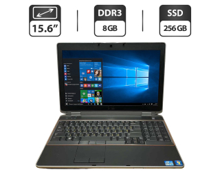 БУ Ноутбук Б-класс Dell Latitude E6520 / 15.6&quot; (1366x768) TN / Intel Core i5-2520M (2 (4) ядра по 2.5 - 3.2 GHz) / 8 GB DDR3 / 256 GB SSD/ nVidia NVS 4200M, 1 GB GDDR3, 64-bit / WebCam / HDMI из Европы