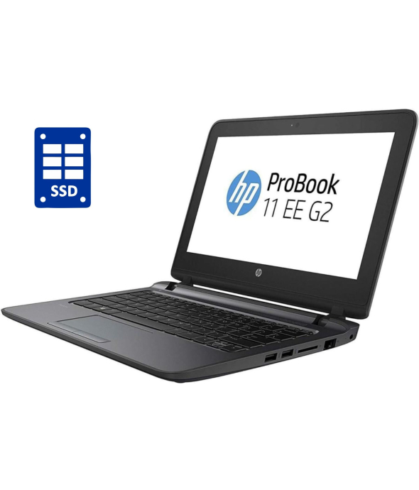 Нетбук-трансформер HP ProBook x360 11 G2 EE / 11.6&quot; (1366x768) TN Touch / Intel Core i3-6100U (2 (4) ядра по 2.3 GHz) / 8 GB DDR4 / 240 GB SSD / Intel HD Graphics 520 / WebCam / Win 10 Pro - 1