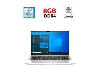 БУ Ультрабук HP ProBook 430 G8 / 14&quot; (1920x1080) IPS / Intel Core i5-1135G7 (4 (8) ядра по 2.4 - 4.2 GHz) / 8 GB DDR4 / 240 GB SSD / Intel Iris Xe Graphics / WebCam / USB 3.1 / HDMI из Европы