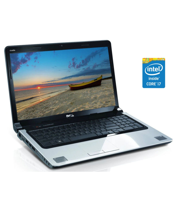 Ноутбук Dell Studio 1747 / 17.3&quot; (1600x900) TN / Intel Core i7-720QM (4 (8) ядра по 1.6 - 2.8 GHz) / 4 GB DDR3 / 500 GB HDD / AMD Radeon HD 4650, 1GB DDR3, 128-bit / WebCam / Win 7 - 1