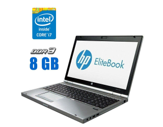 БУ Ноутбук HP EliteBook 8570p / 15.6&quot; (1600x900) TN / Intel Core i7-3540M (2 (4) ядра по 3.0 - 3.7 GHz) / 8 GB DDR3 / 480 GB SSD NEW / AMD Radeon HD 7570M, 1 GB GDDR5, 64-bit / WebCam из Европы