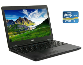 БУ Ноутбук Dell Latitude E5550 / 15.6&quot; (1920x1080) IPS / Intel Core i5-5300U (2 (4) ядра по 2.3 - 2.9 GHz) / 8 GB DDR4 / 480 GB SSD / Intel HD Graphics 5500 / WebCam из Европы