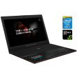 Игровой ноутбук Asus ROG Zephyrus GX501VIK / 15.6" (1920x1080) IPS / Intel Core i7-7700HQ (4 (8) ядра по 2.8 - 3.8 GHz) / 16 GB DDR4 / 512 GB SSD / nVidia GeForce GTX 1080 Max-Q, 8 GB GDDR5, 256-bit / WebCam - 1