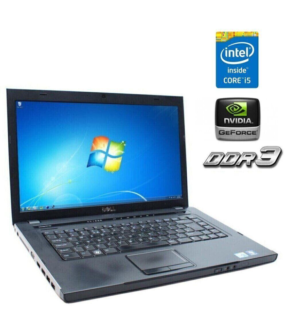 Ноутбук Dell Vostro 3500 / 15.6&quot; (1366x768) TN / Intel Core i5-520M (2 (4) ядра по 2.4 - 2.93 GHz) / 8 GB DDR3 / 500 GB HDD / nVidia GeForce 310M, 512 MB DDR3, 64-bit / WebCam / АКБ не держит - 1