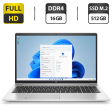 Ноутбук HP ProBook 450 G9 / 15.6" (1920x1080) IPS / Intel Core i7-1255U (10 (12) ядер по 3.5 - 4.7 GHz) / 16 GB DDR4 / 512 GB SSD M.2 / Intel Iris Xe Graphics / WebCam / АКБ / Windows 11 Pro - 1