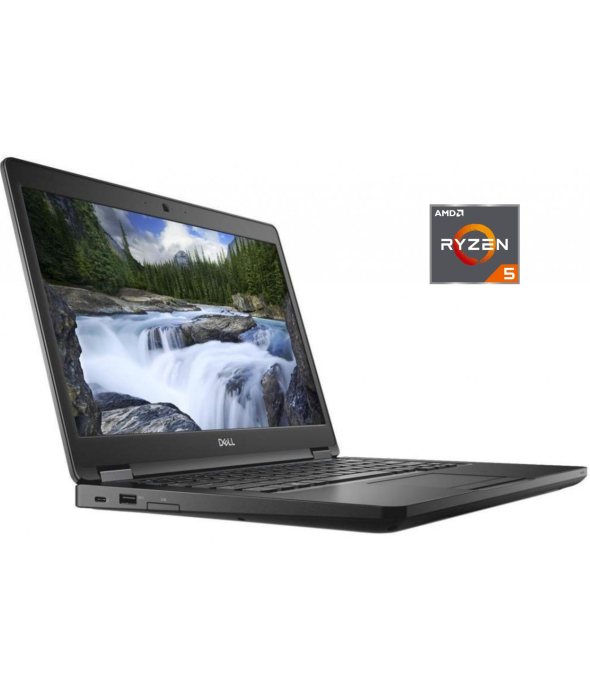 Ноутбук Б-класс Dell Latitude 5495 / 14&quot; (1920x1080) IPS / AMD Ryzen 5 PRO 2500U (4 (8) ядра по 2.0 - 3.6 GHz) / 8 GB DDR4 / 480 GB SSD / AMD Radeon Vega 8 Graphics / WebCam - 1